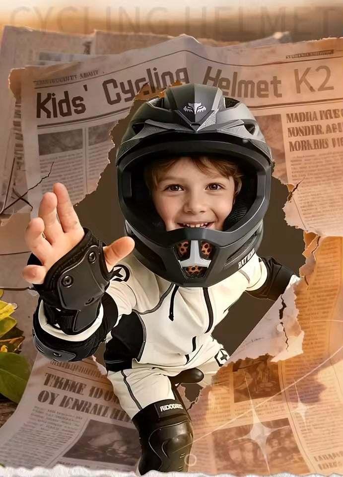 MiniBiker Full-Face Kids Helmet